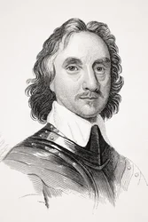 Oliver Cromwell, Illustration aus 